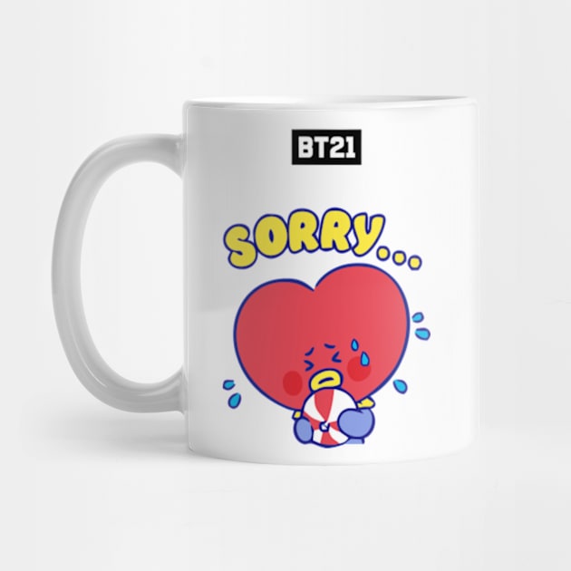 bt21 bts exclusive design 114 by Typography Dose